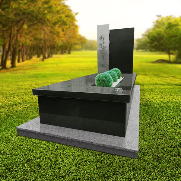 Campa Granito Negro e Cinza - CP73