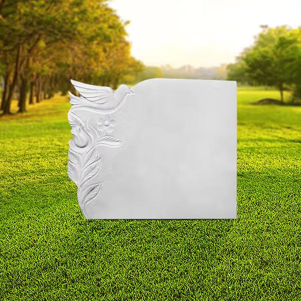 Lápide Mármore com Escultura - LP9