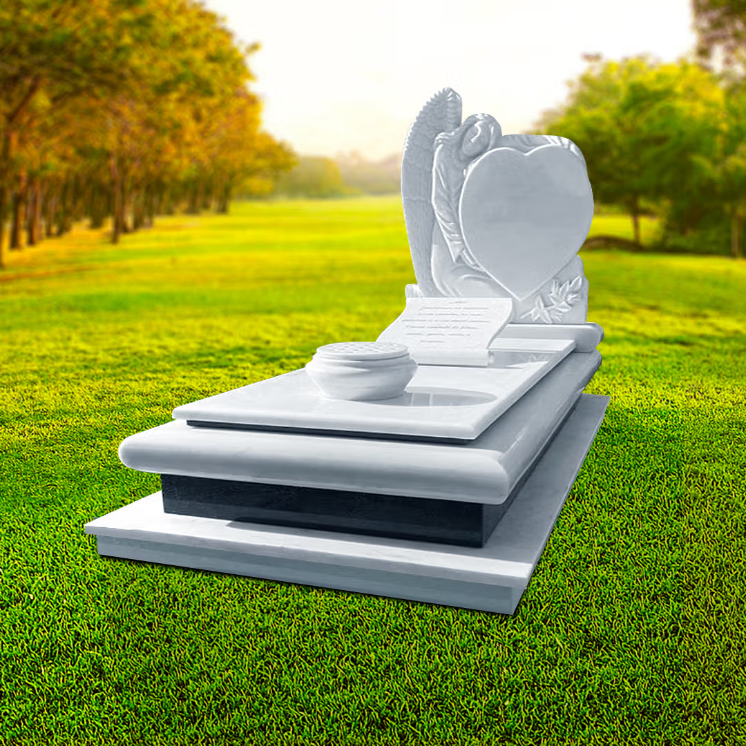 Campa Mármore com Detalhes Granito Negro - CP61