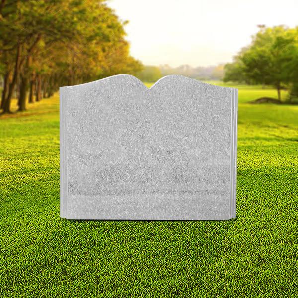Lápide Livro Granito Cinza - LP3